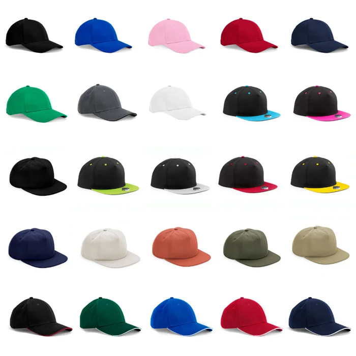 Zusehen sind viele Caps mit unterschiedlichen Farben